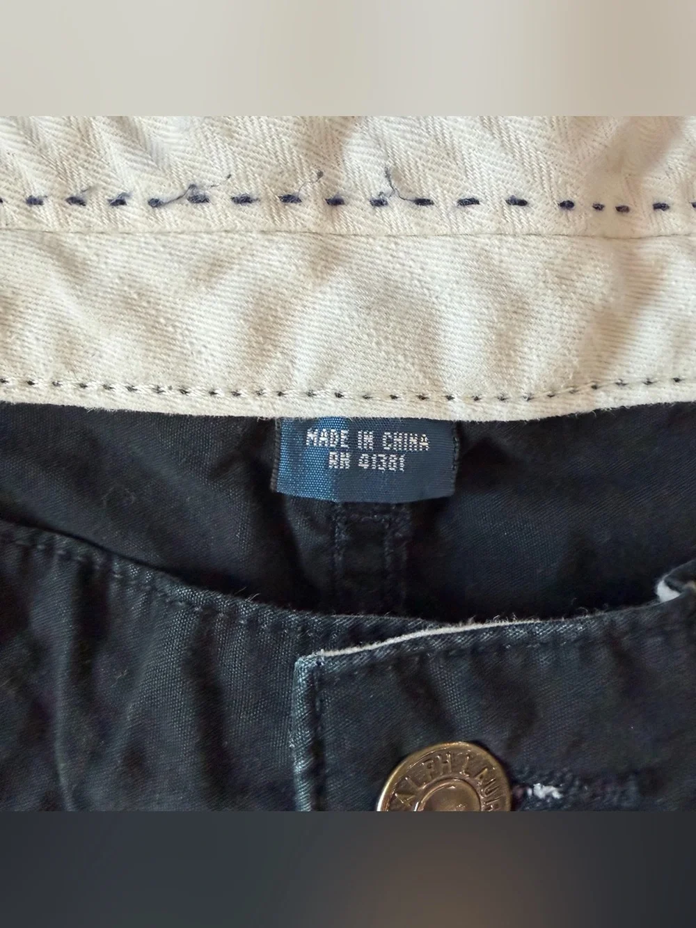 Polo Ralph Lauren Men’s Pants 38x28 Black Casual Chino 100% Cotton Pony Logo